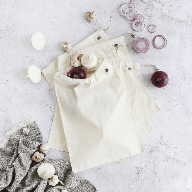 EVER ECO Produce Bags Muslin 4Packs - Go Vita Burwood