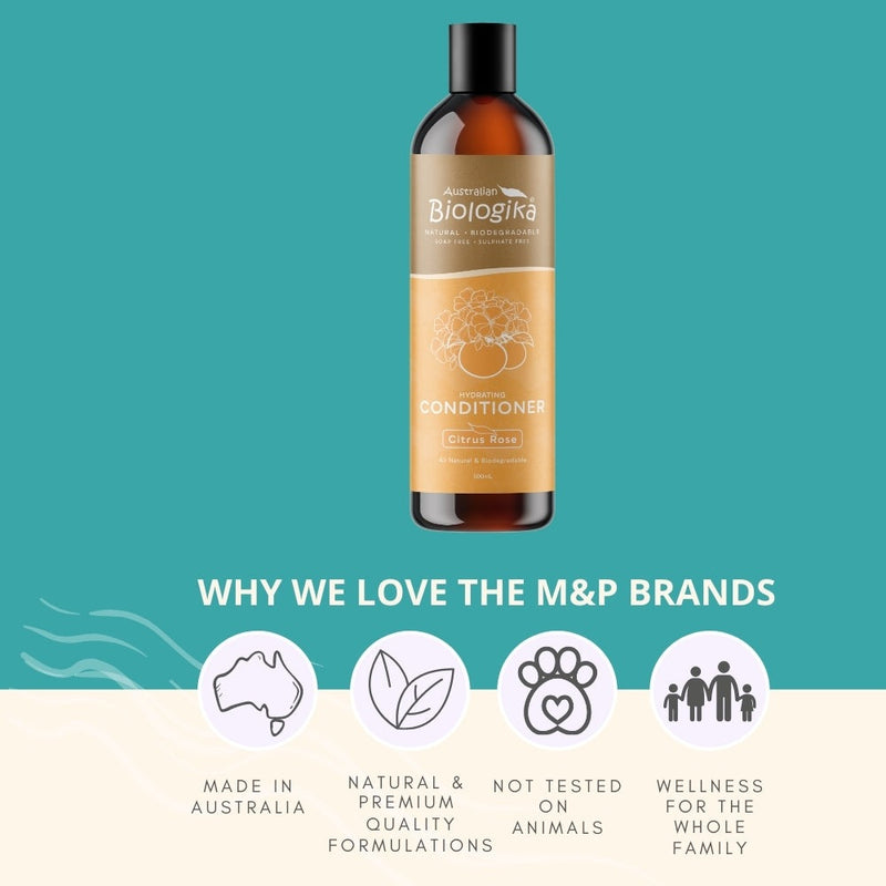 BIOLOGIKA Citrus Rose Conditioner 500mL | Damaged Hair - Go Vita Burwood