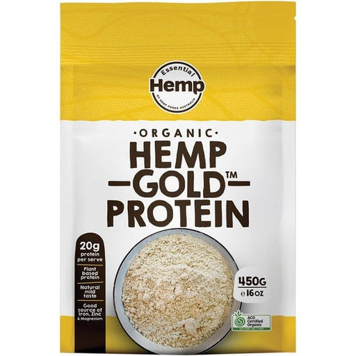 HEMP FOODS AUST Org Hemp Protein 450G - Go Vita Burwood