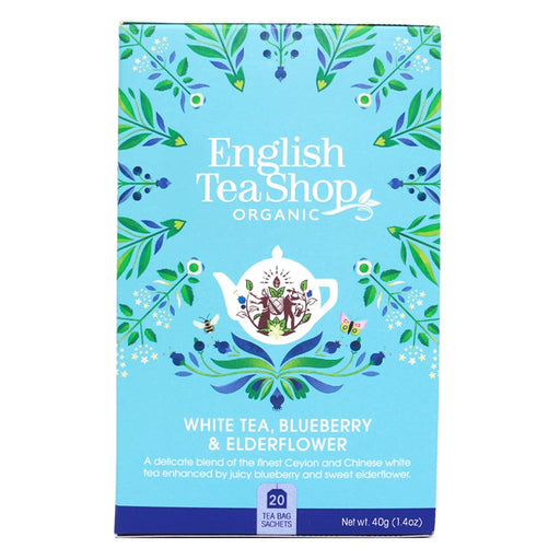ENGLISH TEA SHOP White Tea Blueberry - Go Vita Burwood