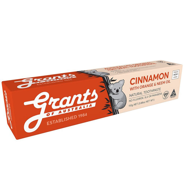 GRANTS Toothpaste Cinnamon Orange - Go Vita Burwood