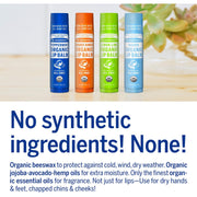 DR. BRONNERS Joy Lip Balm 4 Pack - Go Vita Burwood