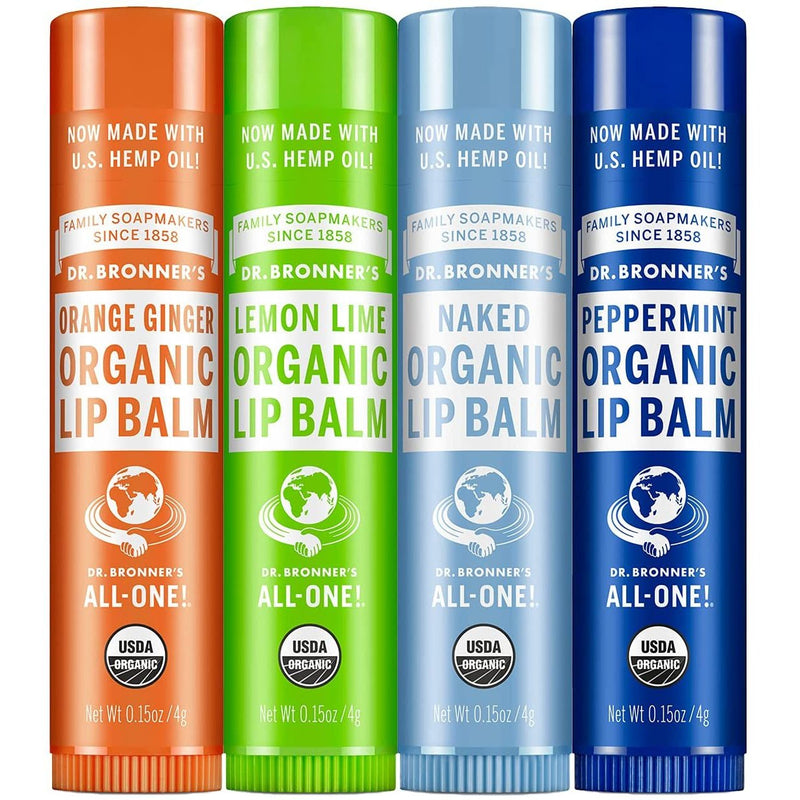DR. BRONNERS Joy Lip Balm 4 Pack - Go Vita Burwood