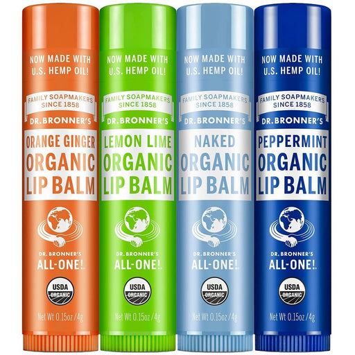 DR. BRONNERS Joy Lip Balm 4 Pack - Go Vita Burwood