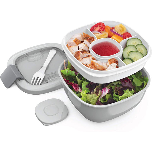 BENTGO Salad Container Grey - Go Vita Burwood