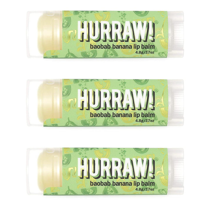 HURRAW Lip Balm Baobab Banana - Go Vita Burwood