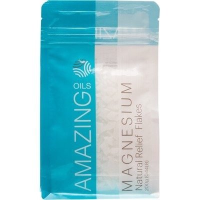AMAZING OILS Magnesium Bath Flakes Natural Relief - Go Vita Burwood