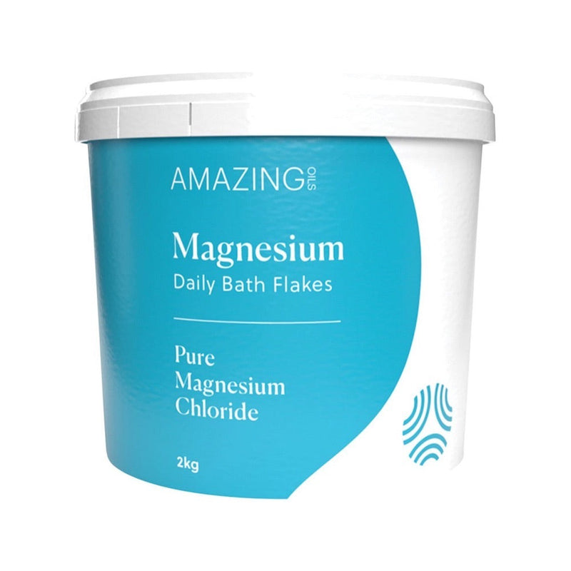 AMAZING OILS Magnesium Daily Bath Flakes 2Kg - Go Vita Burwood