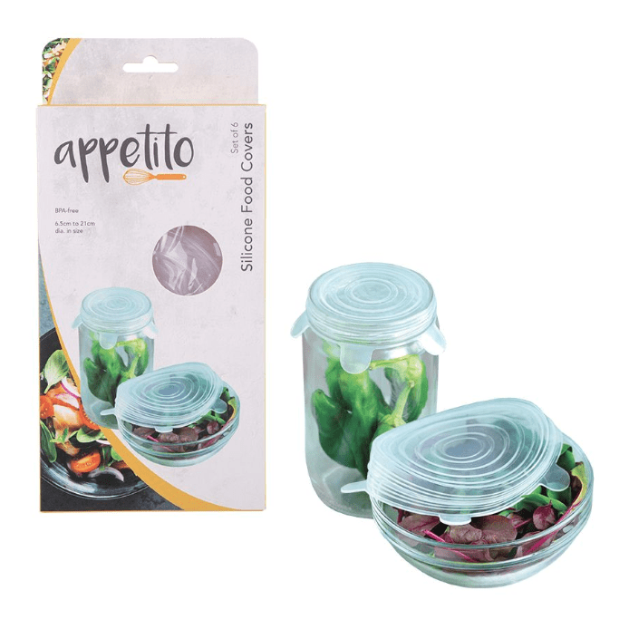 APPETITO REUSABLE SILICONE FOOD COVERS - Go Vita Burwood