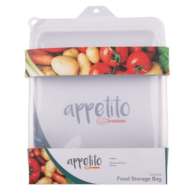 APPETITO SILICONE EXTRA LARGE FOOD STORAGE BAG - Go Vita Burwood