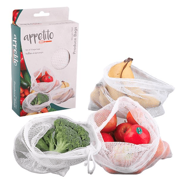 APPETITO WOVEN NET PRODUCE BAGS - Go Vita Burwood