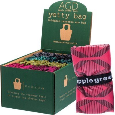 APPLE GREEN DUCK Reusable Shopping Bag - Yetty Mixed Design (48cmx38cm) 20 - Go Vita Burwood