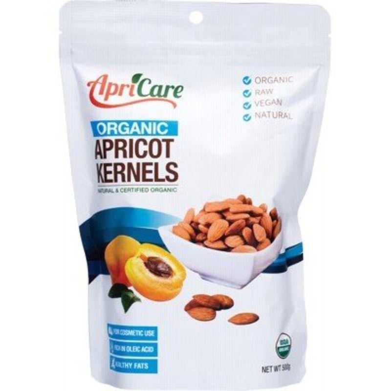 APRICARE Apricot Kernels Organic Raw 500g - Go Vita Burwood