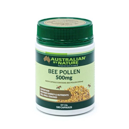 AUSTRALIAN BY NATURE Bee Pollen 180 Capsules (500mg) - Go Vita Burwood