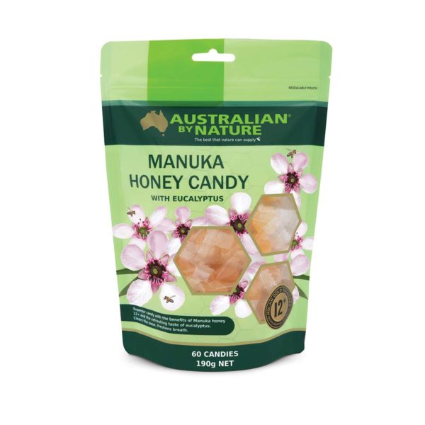 AUSTRALIAN BY NATURE Manuka & Eucalyptus Candy (MGO 400) - Go Vita Burwood