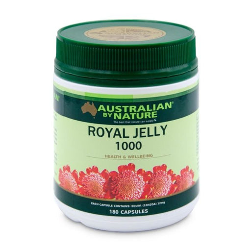 AUSTRALIAN BY NATURE Royal Jelly 180 Capsules (1000mg) - Go Vita Burwood