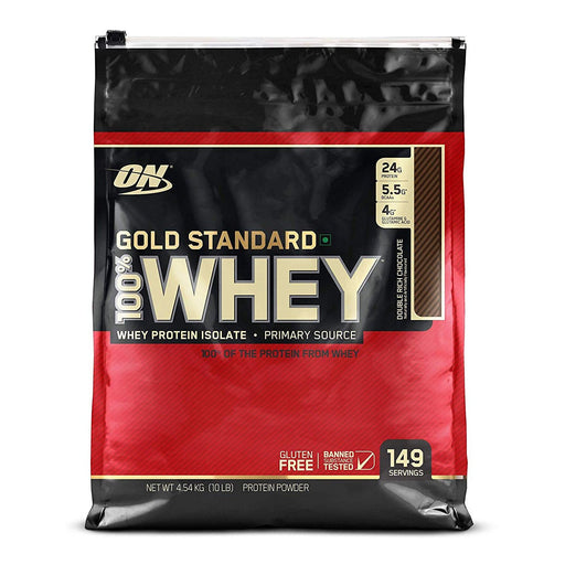 OPTIMUM NUTRITION (ON) Gold Standard 100% Whey Protein Powder 4.55kg - Go Vita Burwood
