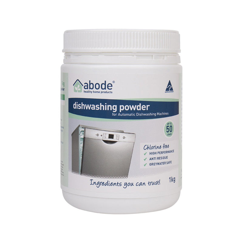 ABODE Dishwashing Powder (for Automatic Dishwashing Machines) 1kg - Go Vita Burwood