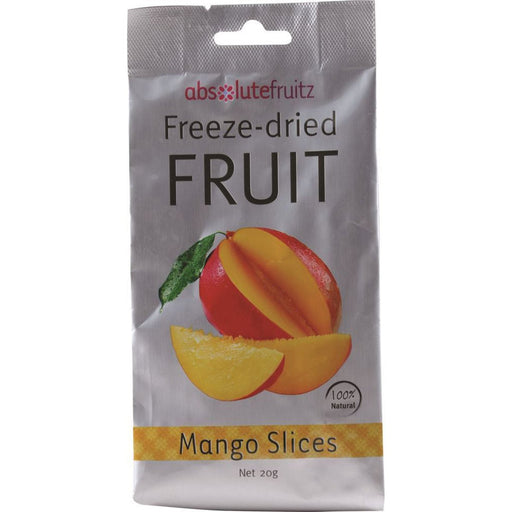 ABSOLUTE FRUITZ Freeze Dried Mango Slices 20g - Go Vita Burwood