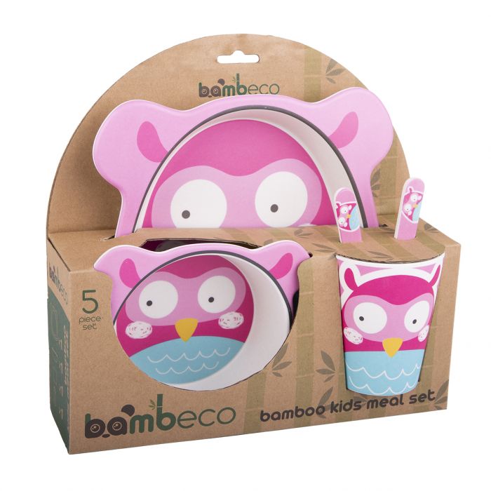 BAM Bamboo Meal Kit Owl - Go Vita Burwood
