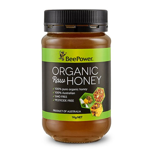 BEE POWER Raw Organic Honey - Go Vita Burwood