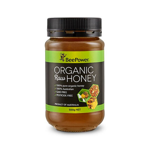 BEE POWER Raw Organic Honey - Go Vita Burwood