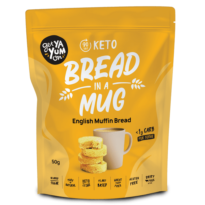 GET YA YUM ON Bread In A Mug English Muffin - Go Vita Burwood