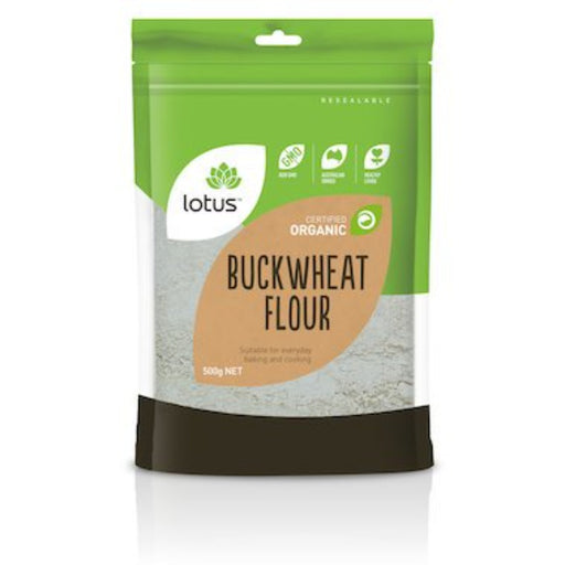 LOTUS Buckwheat Flour Organic 500g - Go Vita Burwood