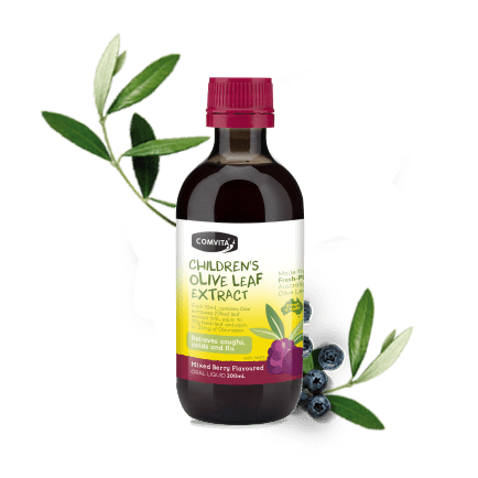 COMVITA Olive Leaf Child Berry 200ml - Go Vita Burwood