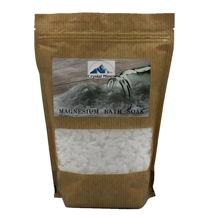 CRYSTAL MINES Magnesium Chloride Flakes & Bath Soaks - Go Vita Burwood