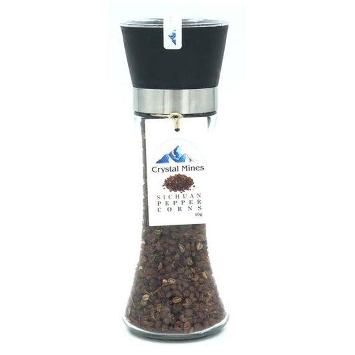 CRYSTAL MINES Sichuan Peppercorns 40g - Go Vita Burwood