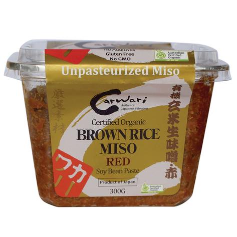 CARWARI Brown Rice Miso 300g - Go Vita Burwood