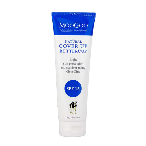 MOOGOO Cover Up Buttercup SPF 15 Natural Moisturiser 120g - Go Vita Burwood