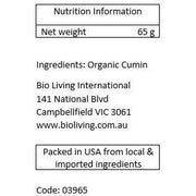 SIMPLY ORGANIC Cumin - Go Vita Burwood