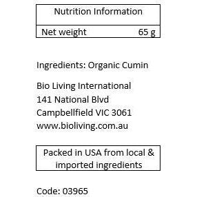 SIMPLY ORGANIC Cumin - Go Vita Burwood