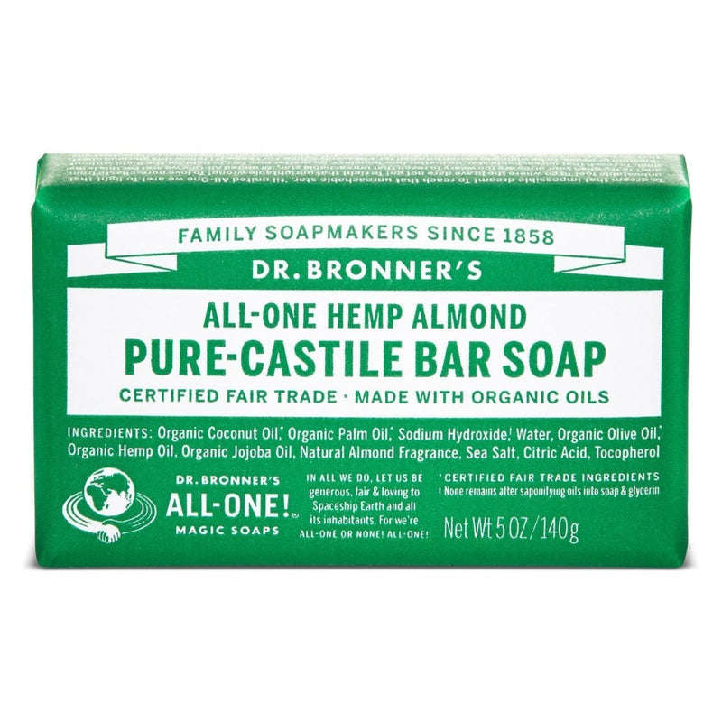 DR BRONNER'S Soap Bar 140gm - Go Vita Burwood