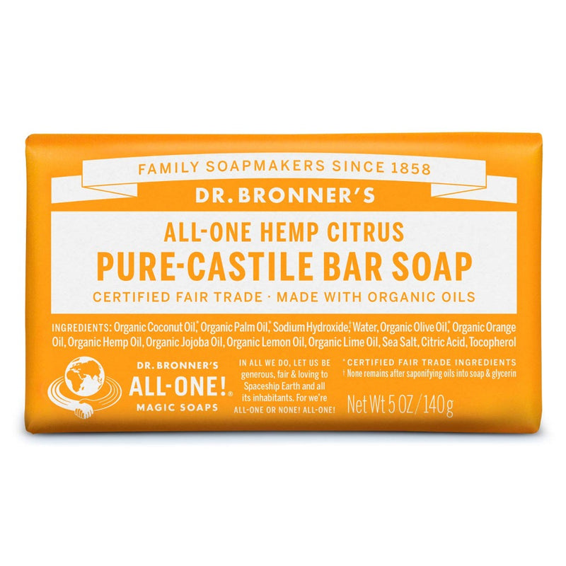 DR BRONNER'S Soap Bar 140gm - Go Vita Burwood
