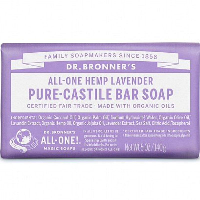 DR BRONNER'S Soap Bar 140gm - Go Vita Burwood
