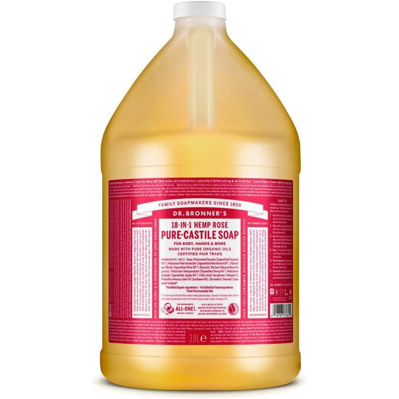 Dr. Bronners Pure Castile Liquid Soap 3.8 litre