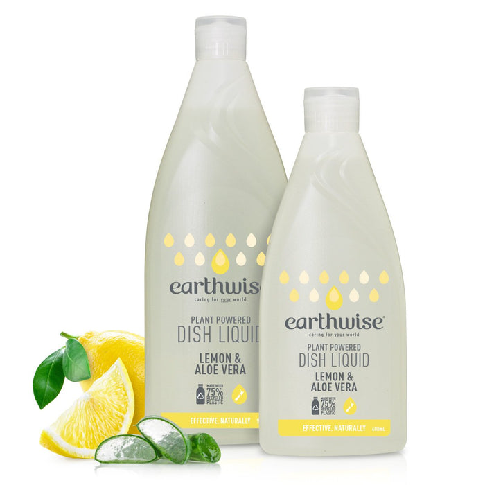 EARTHWISE Dish Liquid Lemon - Go Vita Burwood