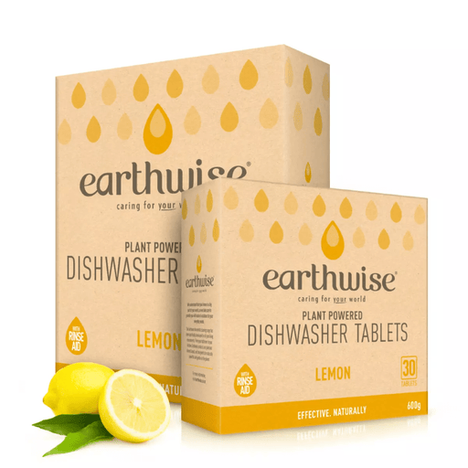 EARTHWISE Dishwasher Tablets Lemon - Go Vita Burwood