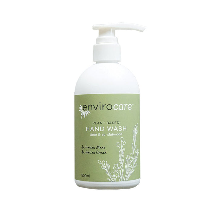 ENVIROCare Plant Based Hand Wash (lime & sandalwood) 500ml - Go Vita Burwood