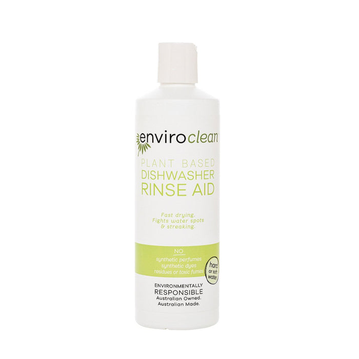 ENVIROCLEAN Plant Based Dishwasher Rinse Aid 500ml - Go Vita Burwood