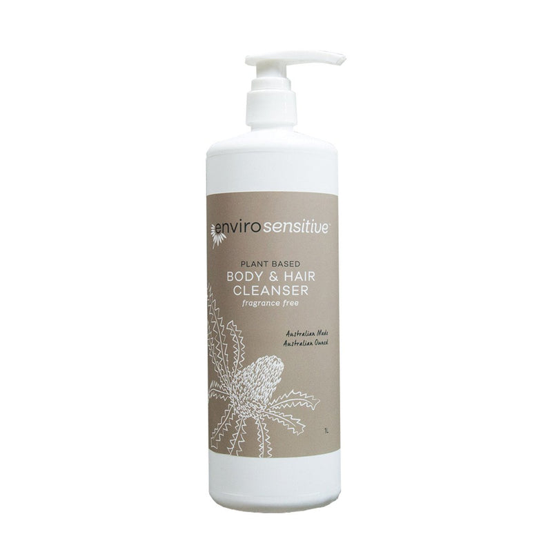 ENVIROSENSITIVE Plant Based Body & Hair Cleanser Fragrance Free 1L - Go Vita Burwood