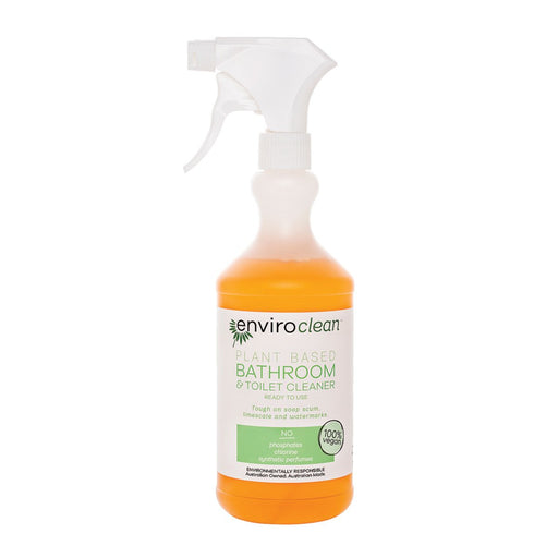 ENVIROCLEAN Plant Based Bathroom & Toilet Cleaner 750ml Spray - Go Vita Burwood