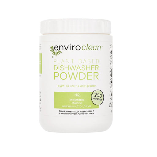 ENVIROCLEAN Plant Based Dishwasher Powder 1kg - Go Vita Burwood
