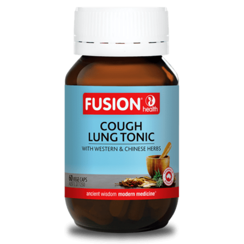 FUSION HEALTH Cough Lung Tonic Tablets - Go Vita Burwood