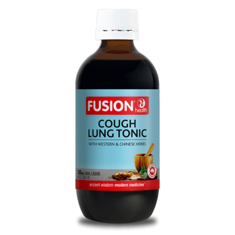 FUSION HEALTH Cough Lung Tonic Liquid - Go Vita Burwood