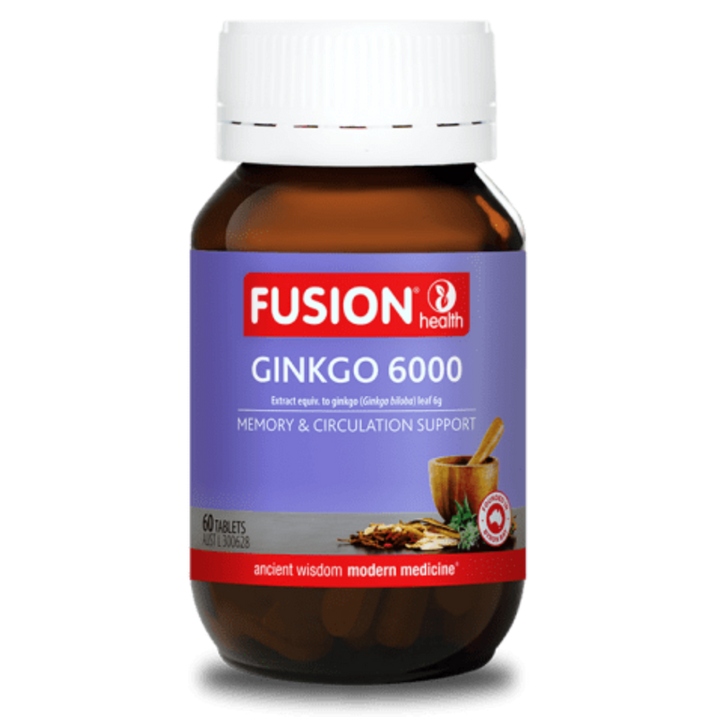 FUSION HEALTH Ginkgo 6000 - Go Vita Burwood