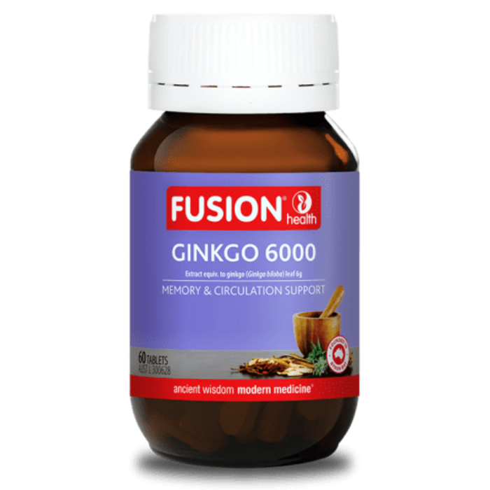 FUSION HEALTH Ginkgo 6000 - Go Vita Burwood